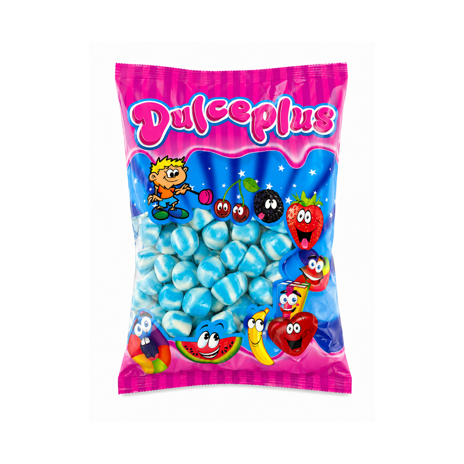 Dulceplus Blue Raspberry Twist Halal Fruchtgummis 1 kg