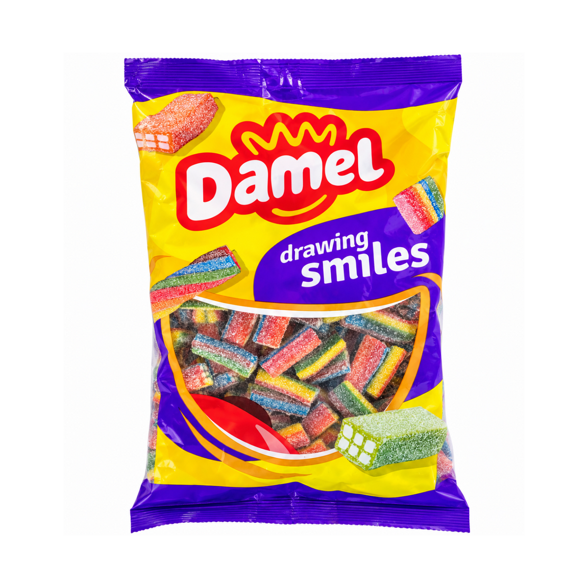 Damel Saure Bricks Halal Fruchtgummis 1 kg
