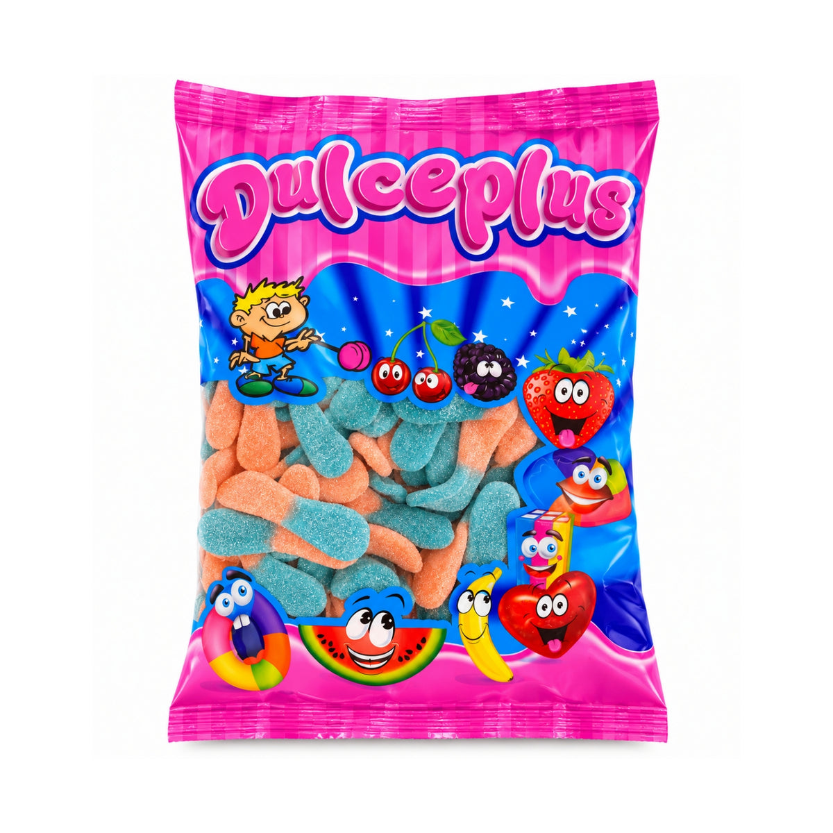 Dulceplus Tutti Frutti Zungen Halal Fruchtgummis 1,25 kg