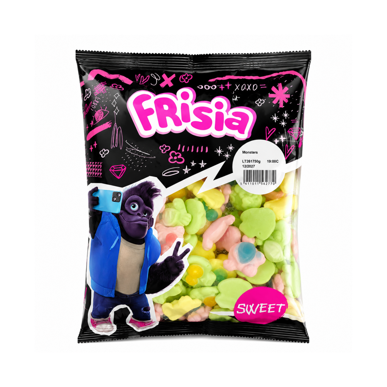Frisia Monster Fruchtgummis 1,25 kg