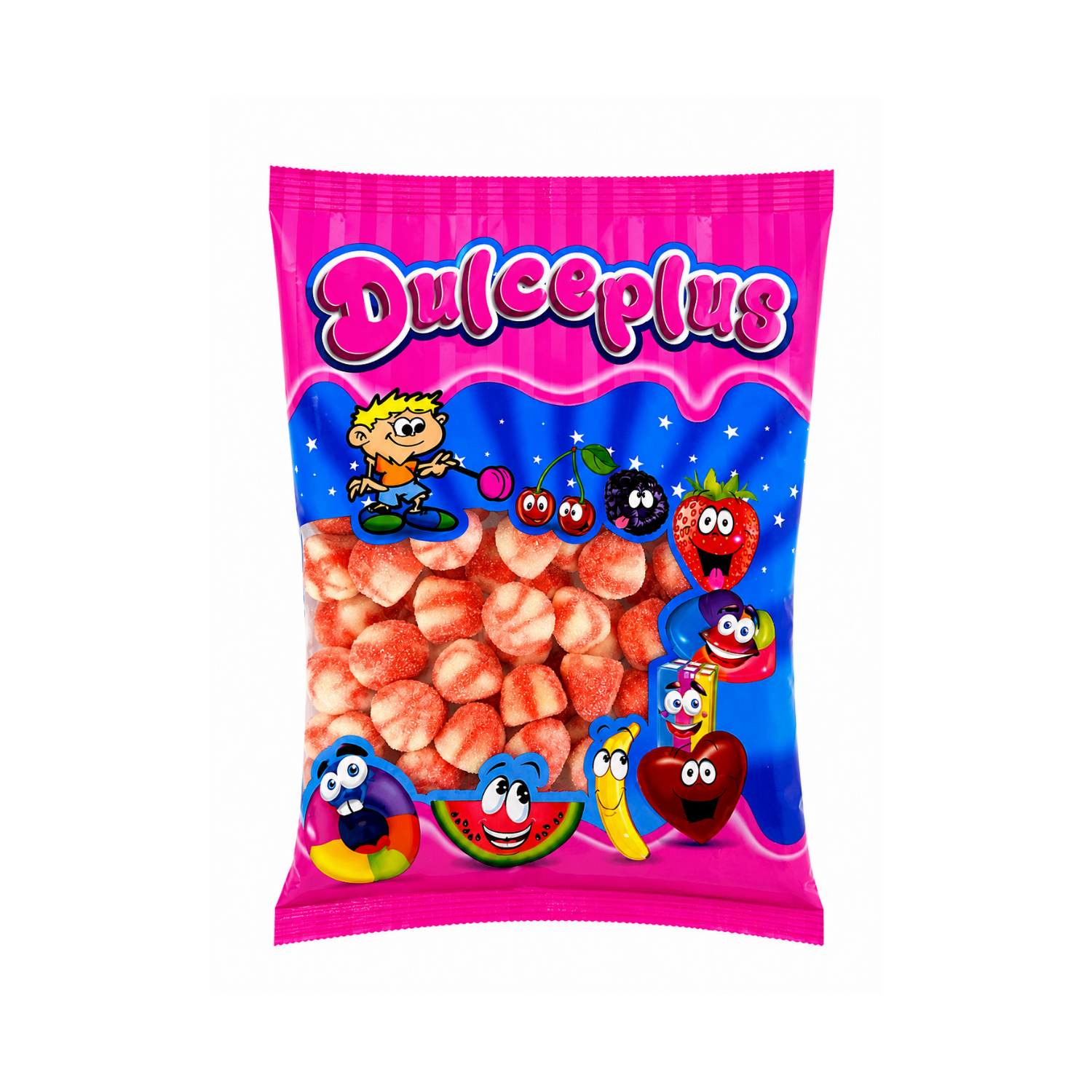 Dulceplus Gezuckerte Kisses Halal Fruchtgummis 1 kg