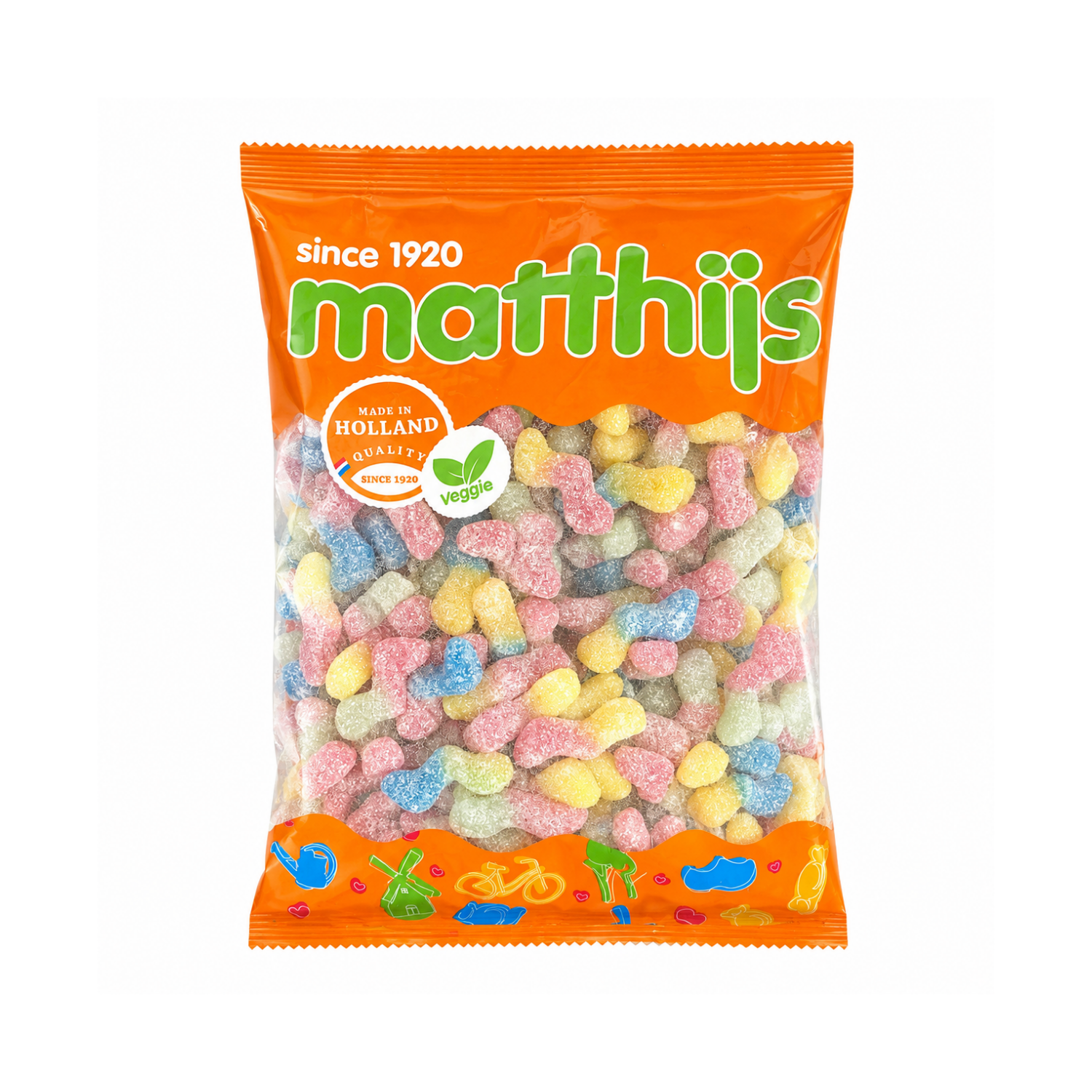 Matthijs Glühwürmchen Halal/Vegan Fruchtgummis 1 kg