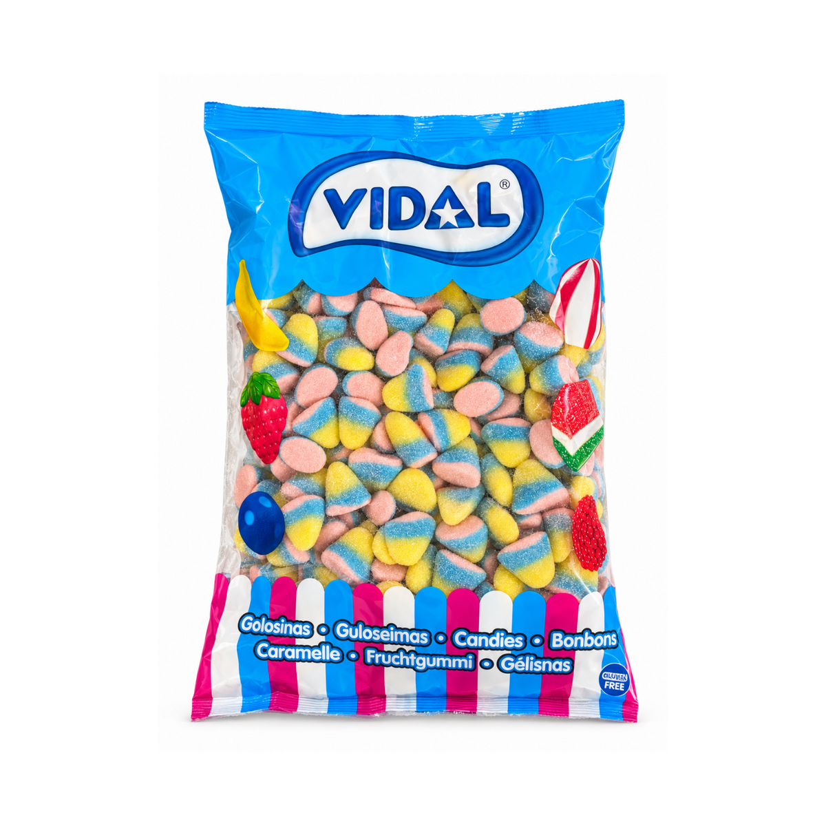Vidal Rainbow Drops Fruchtgummis 2 kg