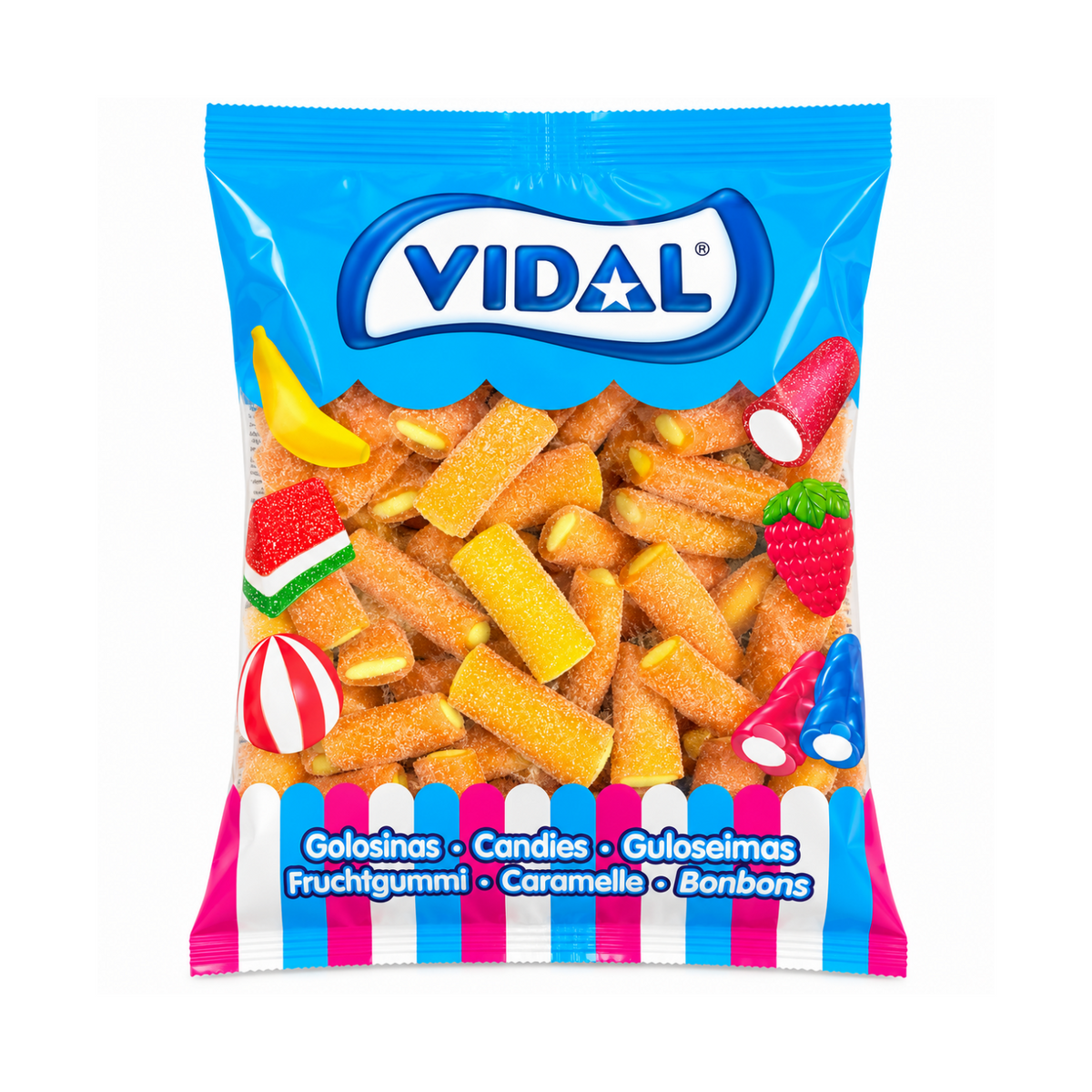 Vidal Raketen Mango Passionsfrucht XL Fruchtgummis 1 kg